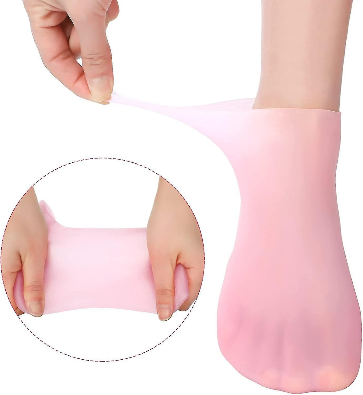 Buy 1 Get 1 Free Silicone Moisturizing Socks