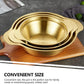 Golden Cooking Pot with Wooden Knob