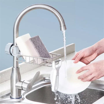 1pcs Stainless Steel Faucet Storage Rack