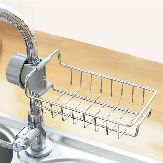 1pcs Stainless Steel Faucet Storage Rack