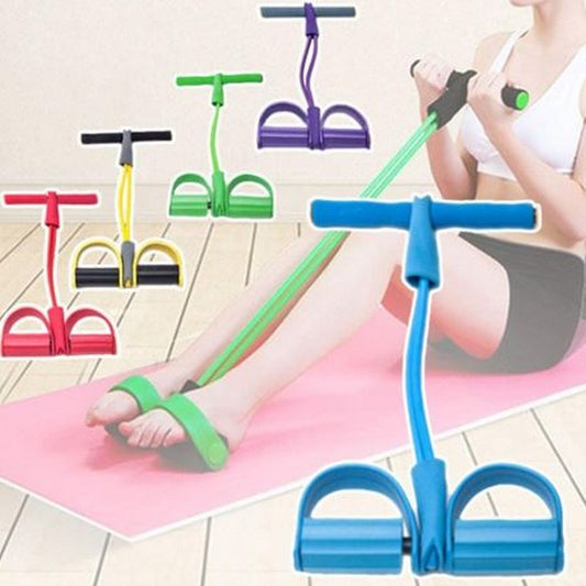 Tummy Trimmer Abdomen Exerciser Leg Exerciser Elastic Sit Up Pull Rope