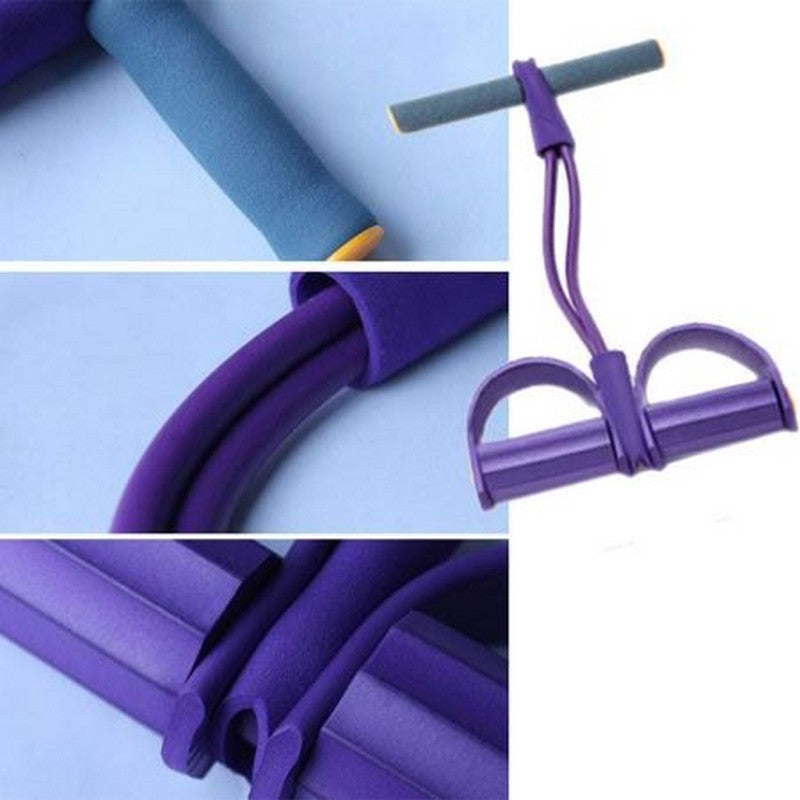 Tummy Trimmer Abdomen Exerciser Leg Exerciser Elastic Sit Up Pull Rope