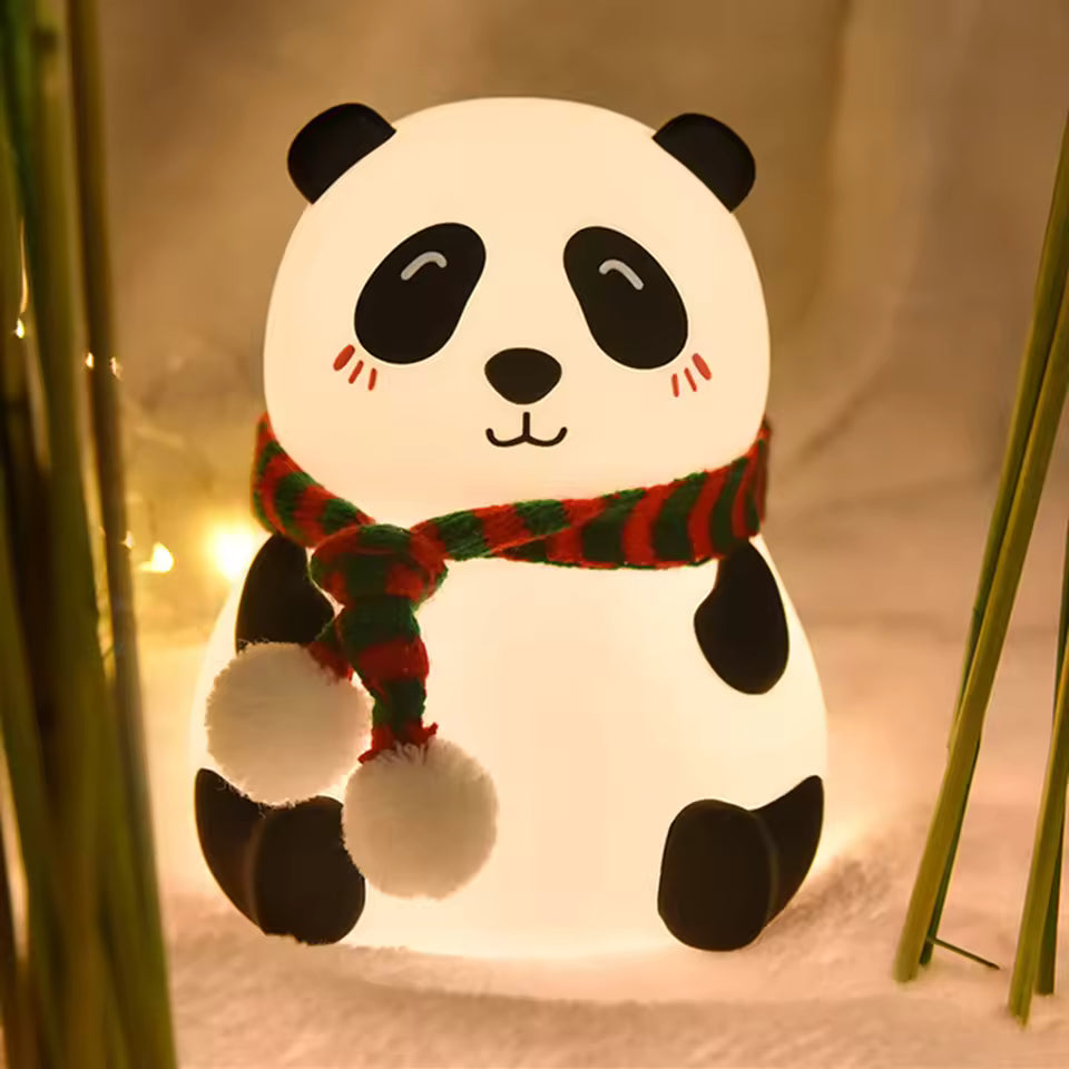 Cute Silicone Big Panda Lamp – Soft Night Light