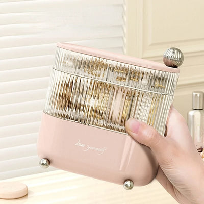 Rotating Makeup Organizer with Multiple Tiers