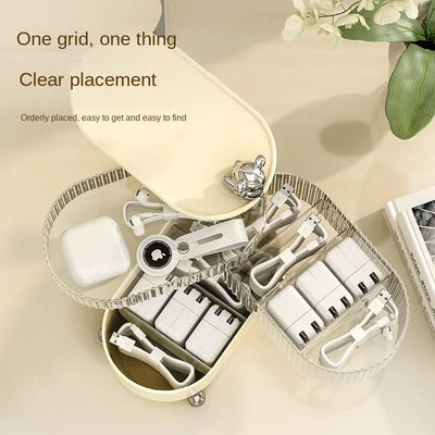 Rotating Makeup Organizer with Multiple Tiers