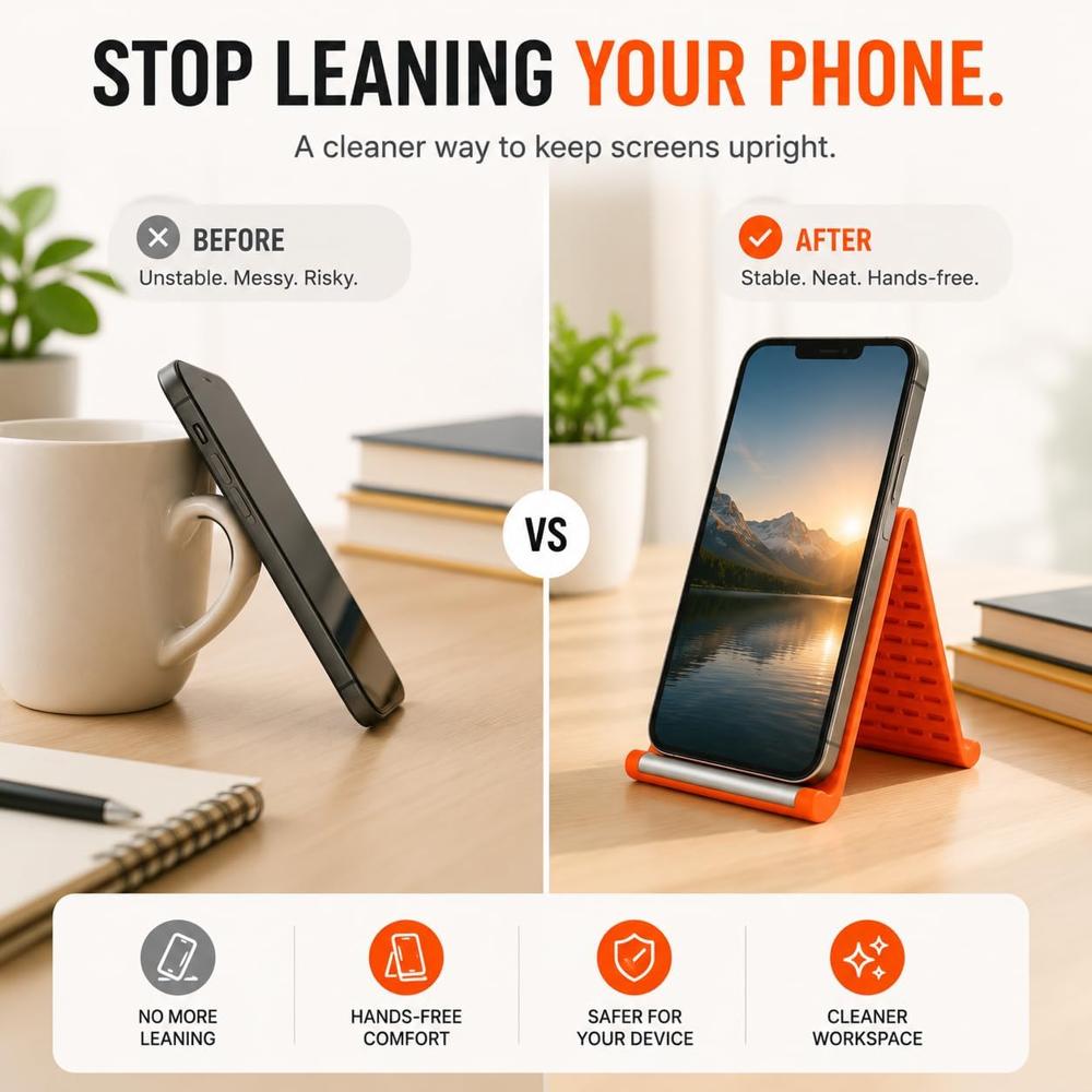Flexible Silicone Phone Stand