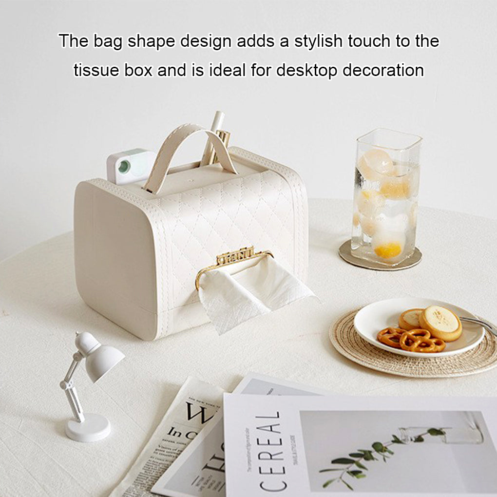 Creative Desktop Handbag Style Tissue Box