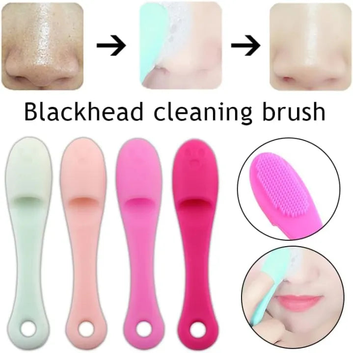 Soft Silicone Facial Cleansing Brush (Pack Of 3)