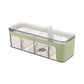Acrylic 4 Compartments Spices organizer Box