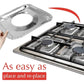 Aluminum Foil Stove Burner Cover