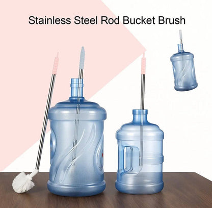 Long Handle Bottle Cleaning Brush With Steel Rod