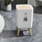 High Foot Dustbin with Lid Large Capacity (Square Shaped)