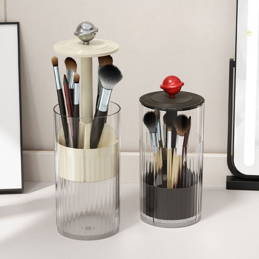 Push-Down & Pop-up - Modern Brushes Holder