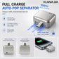 Portable USB-C Automatic Power-Off Charging Pops Up Device Physically Disconnects
