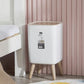 High Foot Dustbin with Lid Large Capacity (Square Shaped)