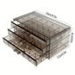 72-Grid Transparent Jewellery Box