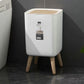 High Foot Dustbin with Lid Large Capacity (Square Shaped)