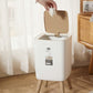 High Foot Dustbin with Lid Large Capacity (Square Shaped)