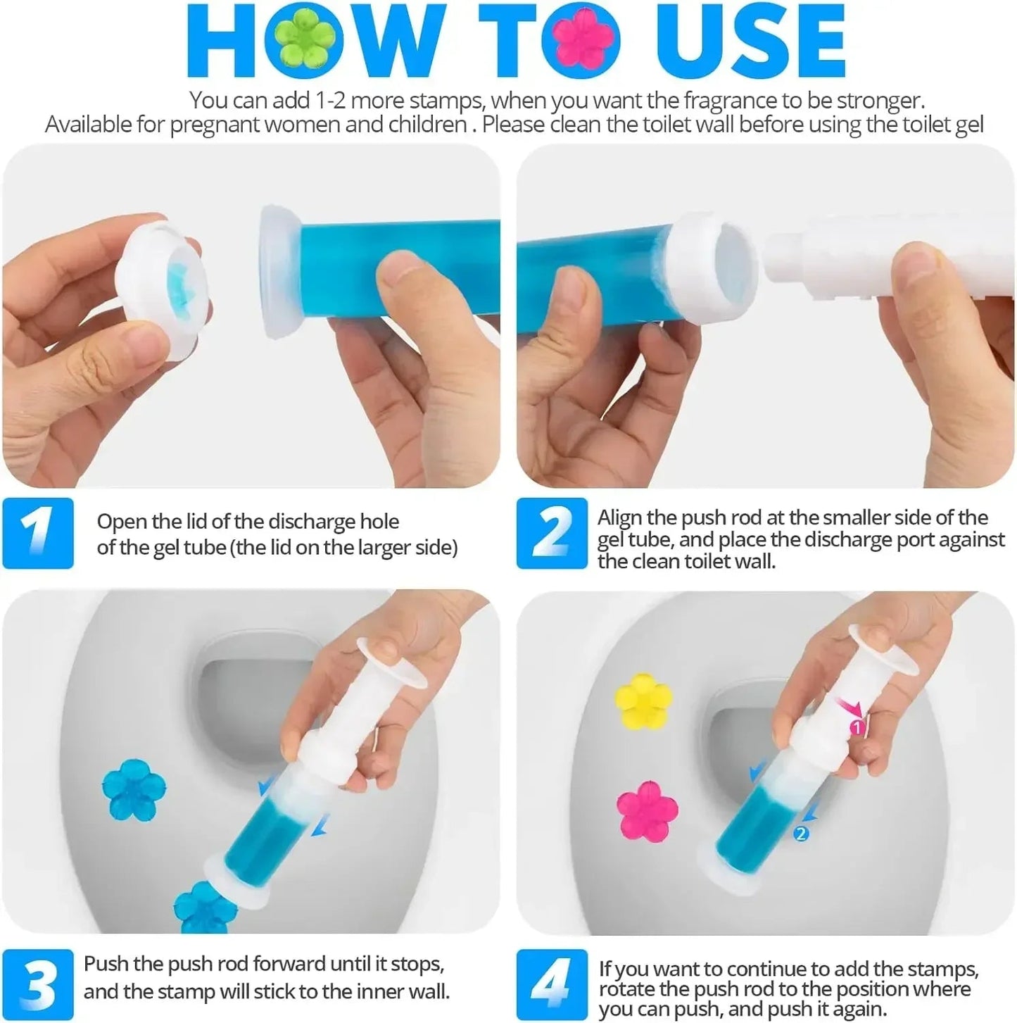 Toilet Fragrance Cleaner Gel | Long-Lasting Deodorant & Air Freshener