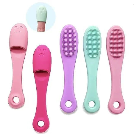 Soft Silicone Facial Cleansing Brush (Pack Of 3)