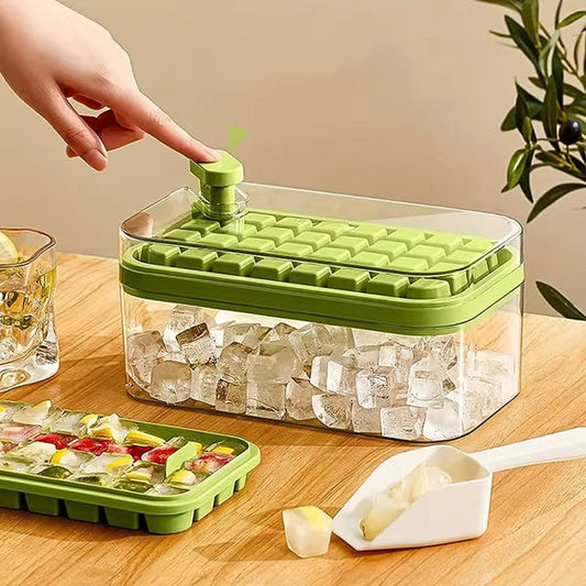 Premium Ice Cube Storage Box With Tray