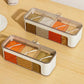 Acrylic 4 Compartments Spices organizer Box