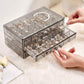 72-Grid Transparent Jewellery Box