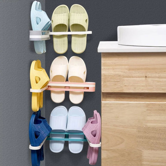3 In 1 Bathroom Slipper Rack