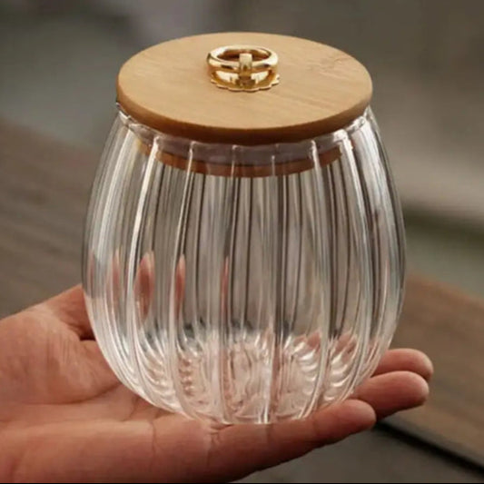 Round Airtight Glass Jar