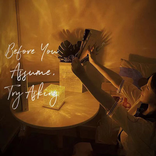 Dynamic Water Ripple Lamp Projector