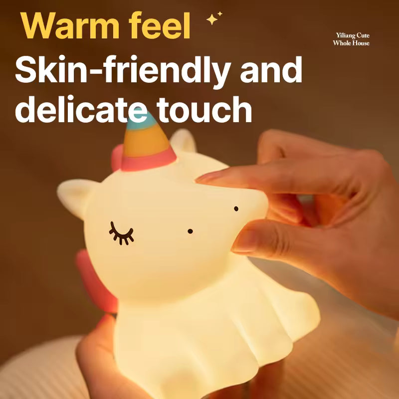 Unicorn LED Night Light with Adjustable Brightness