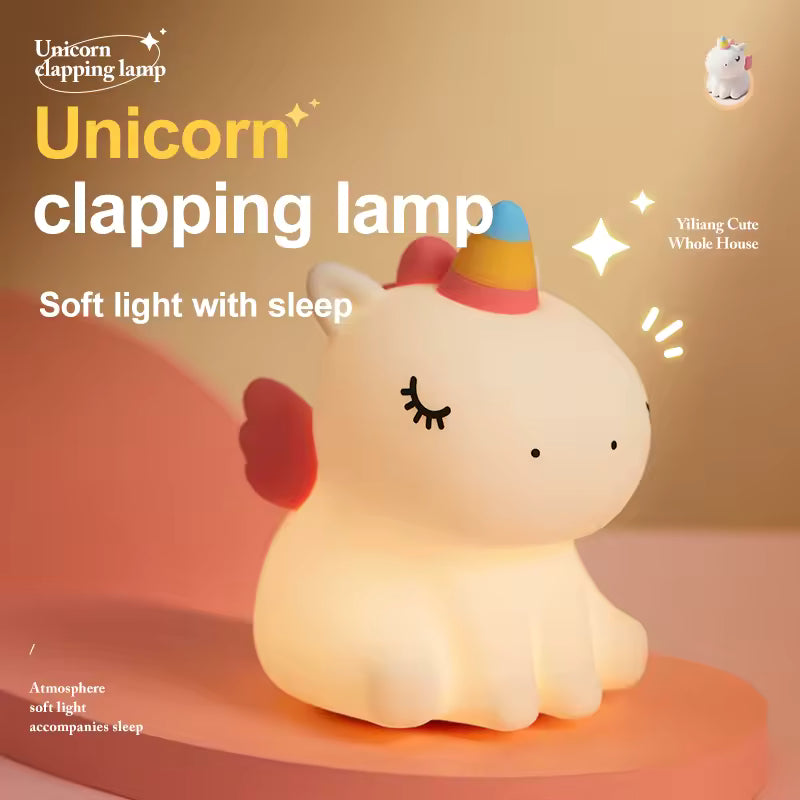 Unicorn LED Night Light with Adjustable Brightness